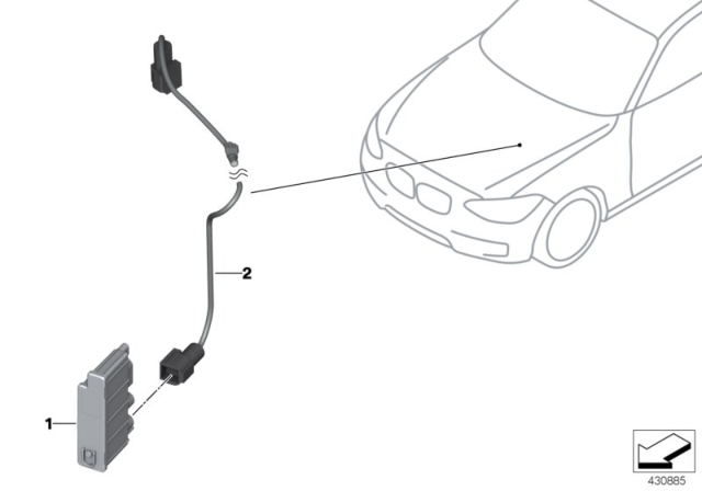 2017 BMW M240i Integrated Supply Module Diagram