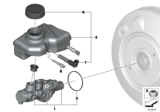 Diagram for 2018 BMW X1 Brake Master Cylinder - 34336868997