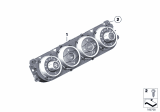 Diagram for 2009 BMW Z4 Blower Control Switches - 64119289084