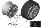 Diagram for 2015 BMW X6 Alloy Wheels - 36116853959