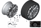 Diagram for 2017 BMW X6 Alloy Wheels - 36116853959