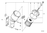 Diagram for 1997 BMW Z3 Oil Filter - 11421716192