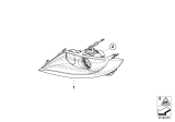 Diagram for 2008 BMW Z4 Headlight - 63127165677