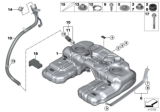 Diagram for BMW X5 M Fuel Tank Filler Neck - 16117164255