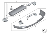 Diagram for 2015 BMW X6 Tail Pipe - 18302358257