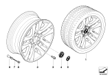 Diagram for 2010 BMW 328i xDrive Alloy Wheels - 36116775595