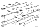 Diagram for BMW 524td Battery Cable - 12421286015