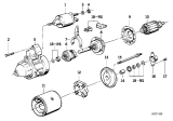 Diagram for 1990 BMW 525i Starter - 12411720643