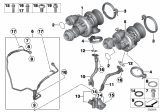 Diagram for BMW 550i GT Turbocharger - 11657646093