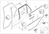 Diagram for 2000 BMW X5 Weather Strip - 51348251596