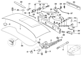 Diagram for 1992 BMW 325i Trunk Latch - 67118360732