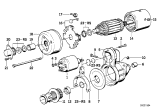 Diagram for 1992 BMW 735i Starter - 12411720636