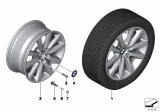 Diagram for 2016 BMW 535i Alloy Wheels - 36116790173