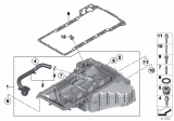 Diagram for 2016 BMW M5 Oil Pan - 11137843141