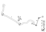 Diagram for 2007 BMW X5 Sway Bar Kit - 31356774737