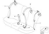 Diagram for 2002 BMW 530i Seat Belt - 72118176515