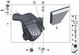 Diagram for 2012 BMW 528i Air Filter Box - 13717612014