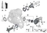 Diagram for BMW 750Li xDrive Automatic Transmission Seal - 27107539262