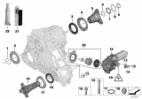 Diagram for BMW X5 M Automatic Transmission Seal - 27107539262