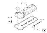 Diagram for 2003 BMW 325Ci Valve Cover Gasket - 11127521010