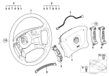 Diagram for 2002 BMW 525i Steering Wheel - 32346753738