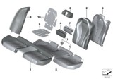 Diagram for 2020 BMW 840i xDrive Gran Coupe Seat Cushion Pad - 52207940682