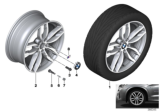 Diagram for 2016 BMW X4 Alloy Wheels - 36117849661
