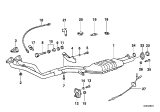 Diagram for 1982 BMW 528e Catalytic Converter - 11761716750