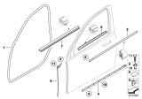 Diagram for BMW 750i Door Seal - 51218223659