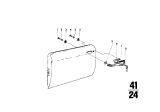 Diagram for 1970 BMW 1602 Door Lock Cylinder - 51216442100