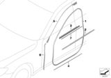 Diagram for BMW Door Seal - 51337178007