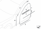 Diagram for BMW 750i Door Seal - 51337178007