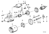 Diagram for 1991 BMW 735iL Starter - 12411720663