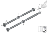 Diagram for BMW Axle Shaft - 26108692917