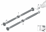 Diagram for BMW 740i Drive Shaft - 26108654488