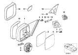 Diagram for 1997 BMW 318is Mirror Switch - 61311387281