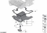 Diagram for 2004 BMW X5 Oil Pan Gasket - 11137539582