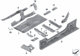 Diagram for 2020 BMW M8 Floor Pan - 41007480911