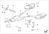 Diagram for BMW 840Ci Exhaust Pipe - 18121723667