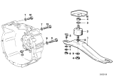 Diagram for BMW 530i Transmission Mount - 23711245552