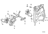 Diagram for 1992 BMW 318i Window Regulator - 51331935641