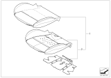 Diagram for 2007 BMW 335xi Seat Cushion Pad - 52109144217