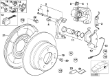 Diagram for 1998 BMW Z3 Brake Caliper - 34211164397