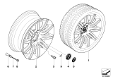 Diagram for 2007 BMW 525i Alloy Wheels - 36118036948