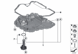 Diagram for 2015 BMW M6 Oil Pan Gasket - 11137843149