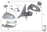 Diagram for 2020 BMW Z4 Mirror Cover - 51169449377