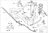 Diagram for 2002 BMW 325Ci Fuel Tank - 16116766940