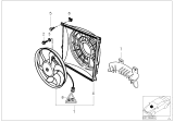 Diagram for BMW 318is Cooling Fan Assembly - 64508372039