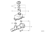 Diagram for BMW Brake Master Cylinder - 34311160197