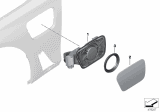 Diagram for 2019 BMW 740e xDrive Fuel Filler Housing - 51177358843